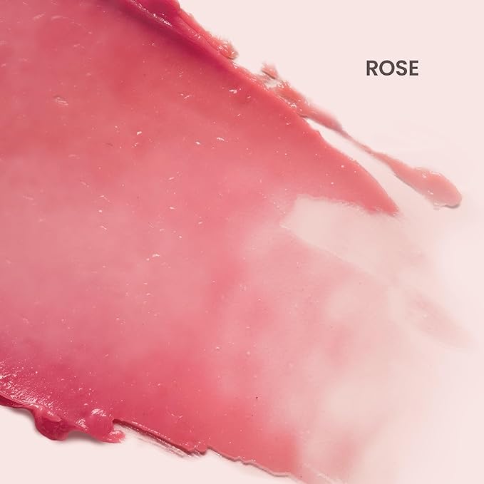 Burt's Bees Lip Tint Balm Stocking Stuffers Gifts, Long Lasting 2 in 1 Duo Tinted Balm Formula, Color Infused with Hydrating Shea Butter for a Natural Looking Buildable Finish, Petal Rose (16-Pack)