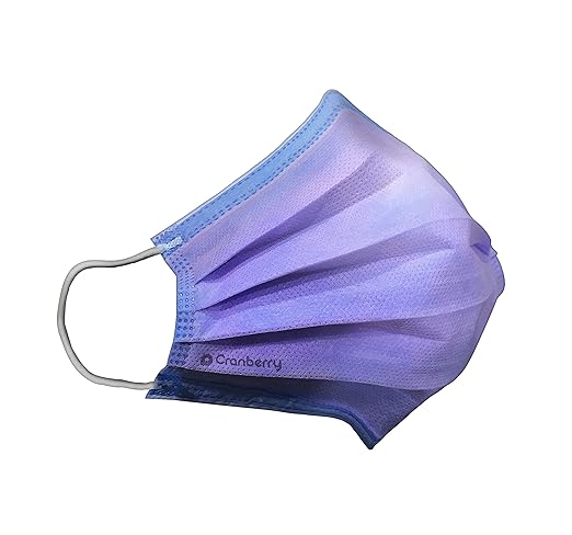 Cranberry USA C2700CBcase Cosmo Earloop Face Mask, Disposable, Blue (Pack of 400)