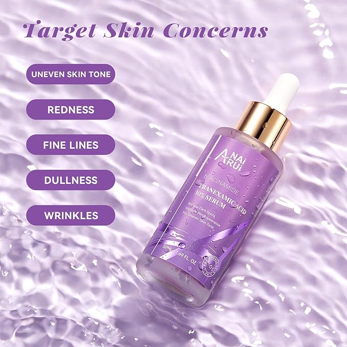 ANAI RUI 10% Tranexamic Acid Serum with Niacinamide,Kojic Acid,Ceramide, Skin Refining, for All Skin Types 1.69 FL.Oz/50 ML