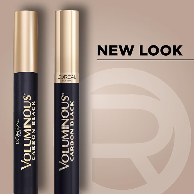 L'Oreal Paris Voluminous Original and Voluminous Carbon Black Mascaras, 0.28 and 0.26 Fl Oz