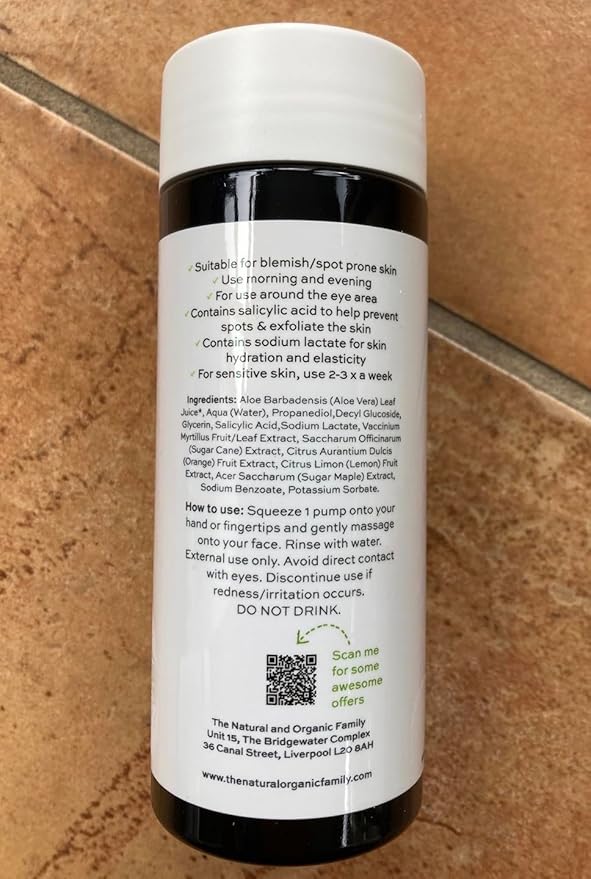 Clarifying Face Wash with Salicylic Acid - Facial Cleanser for Oily, Normal, and Combination Skin - Exfoliating, Pore Minimizing Formula for Teens