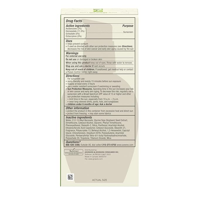 Aveeno Positively Radiant Daily Face Moisturizer with SPF 15 Sunscreen, Hydrating Facial Moisturizer with Soy Extract to Improve Skin Tone and Texture, Hypoallergenic Formula, Oil-Free, 4 FL OZ