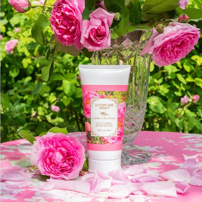 Camille Beckman Glycerine Hand Therapy Cream, Glycerine Rosewater, 6 Ounce