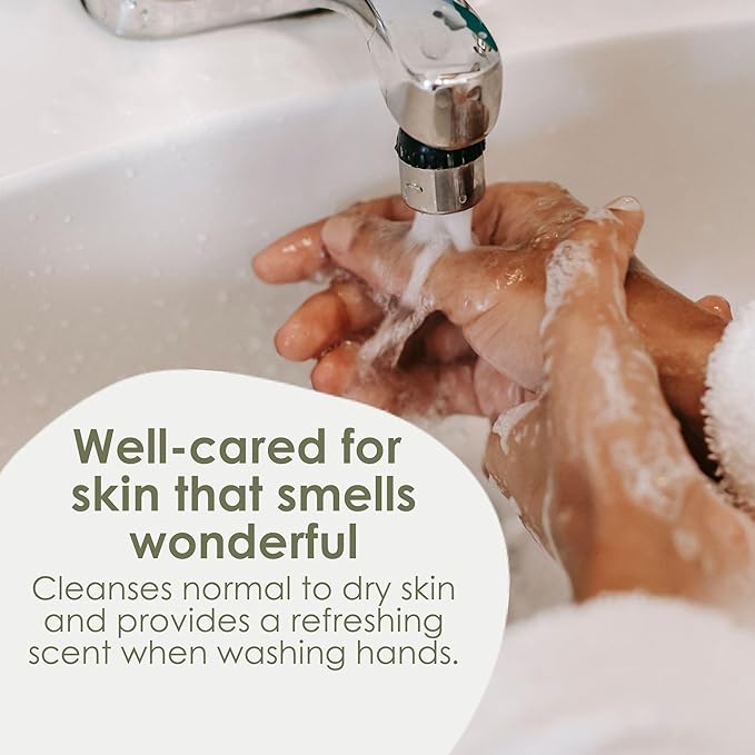 Moisturizing Liquid Hand Soap by Jean&Len with Rosemary Ginger scent, for soft and clean hands, silicone and paraben free with natural ingredients, vegan, 8.4 Fl. Oz.