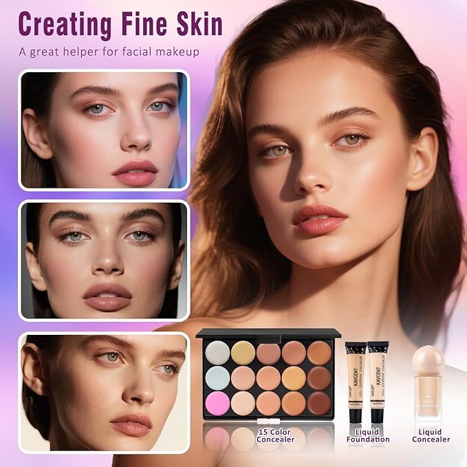 Makeup Kit for Women Teens Full Kit Makeup Set for Teenagers 14-16 Makeup Kits for Teen Girls Makeup Gift Sets for Women Christmas Teen Gifts