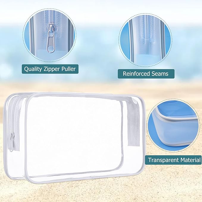 Cosywell Travel Bottles for Toiletries 10PCS Plastic Squeeze Bottles TSA Approved Travel Size Containers Leakproof Plastic Cream Jars Refillable Cream Lotion Travel Essential Toiletries