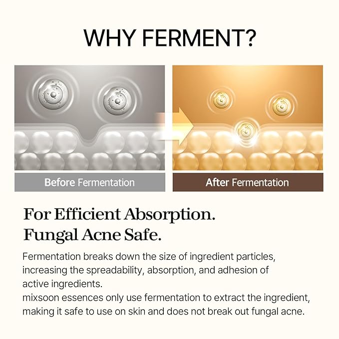 mixsoon Bean Essence 0.68 Fl. Oz. / 20ml Fermented beans Exfoliating Hydrating Moisturizer for Korean Glass Skin Care