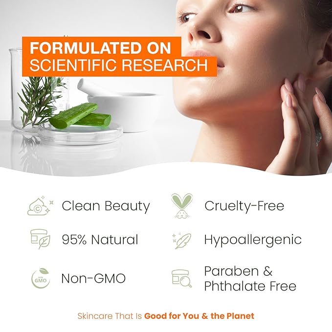 Collagen & Manuka Honey Daily Face Moisturizer - Balances pH, Anti-Aging, Skin Firming, Dermatologist Tested, Cruelty Free Korean Skin Care For All Skin Types - 1.69 fl. oz