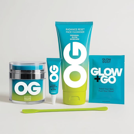 OG Skincare Glow Up Kit – Probiotic Acne Treatment & Radiance Reset Cleanser – Gentle, Microbiome-Friendly, Preservative-Free