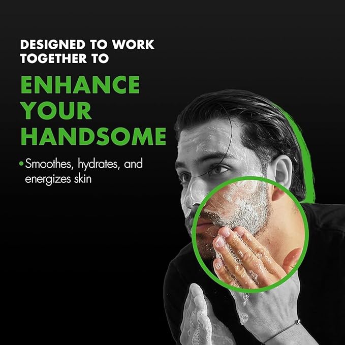 Tiege Hanley Face Wash & Exfoliating Scrub Bundle for Men, Gentle Fragrance-Free Cleanser & Cooling Face Exfoliant, Deep Cleansing & Hydrating, Gentle on Sensitive Skin, Men’s Skin Care, 2 Piece Set