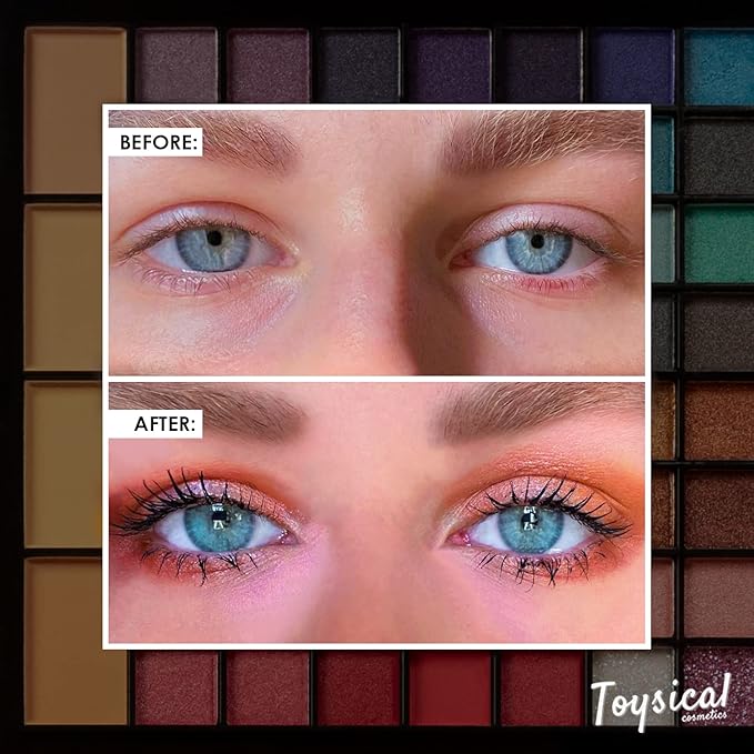 Toysical All In One Makeup Kit in Leather Case - Eye Shadow Palette Makeup for Girls, Teens and Women, Highly Pigmented - 88 Colors Eyeshadow Palette - Make Up Set for Beginners or Pros