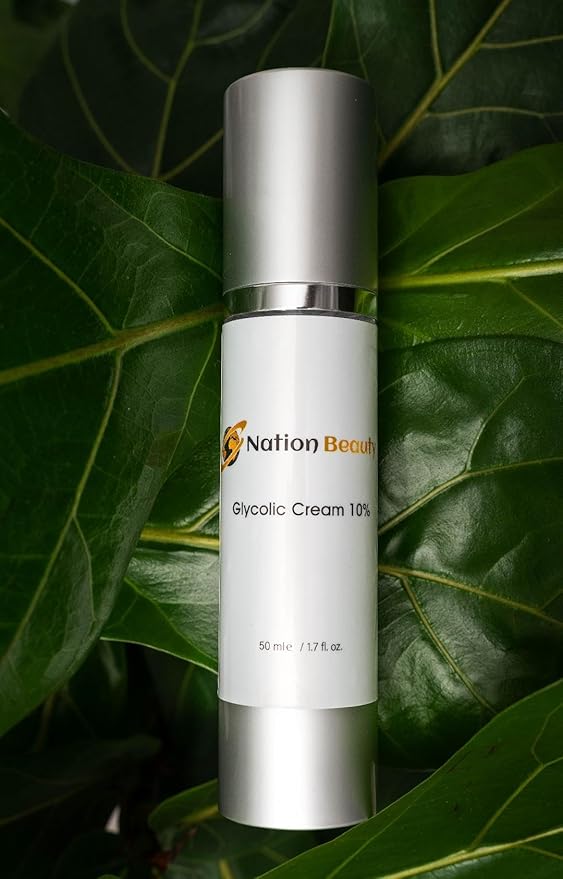 Glycolic Cream 10% Cellular Renewal, Improves Wrinkles, Anti-Aging, Hydrate, Unclogged Pores
