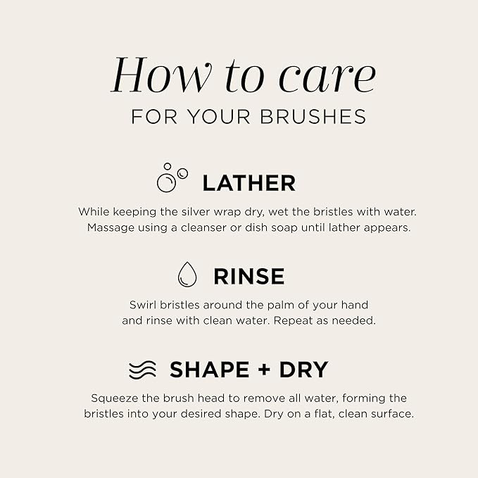 HALEYS Concealer Brush VEGAN+CRUELTY-FREE, Sustainable Wood, Vegan Bristles for Airbrushed Finish, For Creams,Liquids, Powder, Streak-free, Perfect Blending, Buffs, Smooths with Control, Special shape