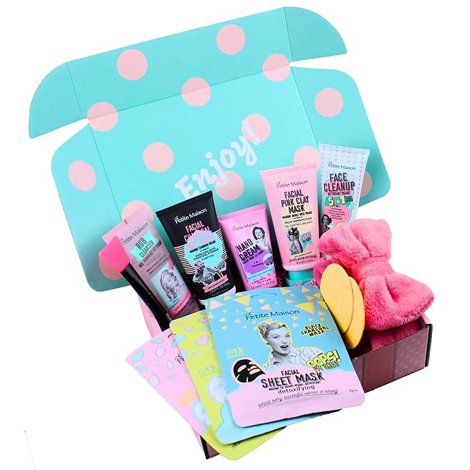 Skincare for Teens - Gift Set for Women - Spa Baskets - Birthday Gift Basket - Skincare Set - Spa Gift Set - Make Up Gift Basket - Spa Kit - Spa Box - Mother's Day Gift Basket