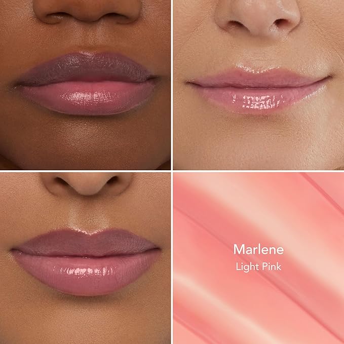 Thrive Causemetics Sheer Strength Lip Plumping Peptide Gloss, Lip Plumper with Vitamin E, Peptides, Plumps, Smooths & Hydrates Lips, High Shine, Vegan & Cruelty Free, Marlene (Light Pink)