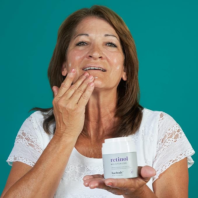 Baebody Made in USA Retinol Cream for Face - Anti Aging Face Cream for Fine Lines and Wrinkles - With Jojoba Oil & Vitamin E - Beauty Gifts for Women (50 ml/1.7 fl oz)