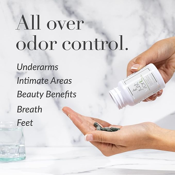 It Just Works All Natural Full Body Deodorizing Supplement for Underarms and Private Parts | Vegan & Organic Deodorant That Works from The Inside Out (365 Count)