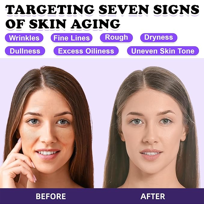 Retinol Serum for Face anti aging with Squalane Oil & Vitamin E Oil for Skin Care Night Repair Serum for Oily, Combination, Dry & Mature Skin for Daily Use 1Fl oz