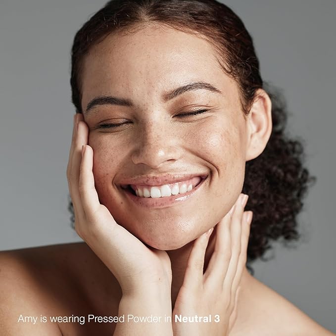 Mineral Fusion Pressed Powder Foundation, Neutral 1 - Fair Skin w/Peachy Undertones, Age Defying Foundation Makeup with Matte Finish, Talc Free Face Powder, Hypoallergenic, Cruelty-Free, 0.32 Oz