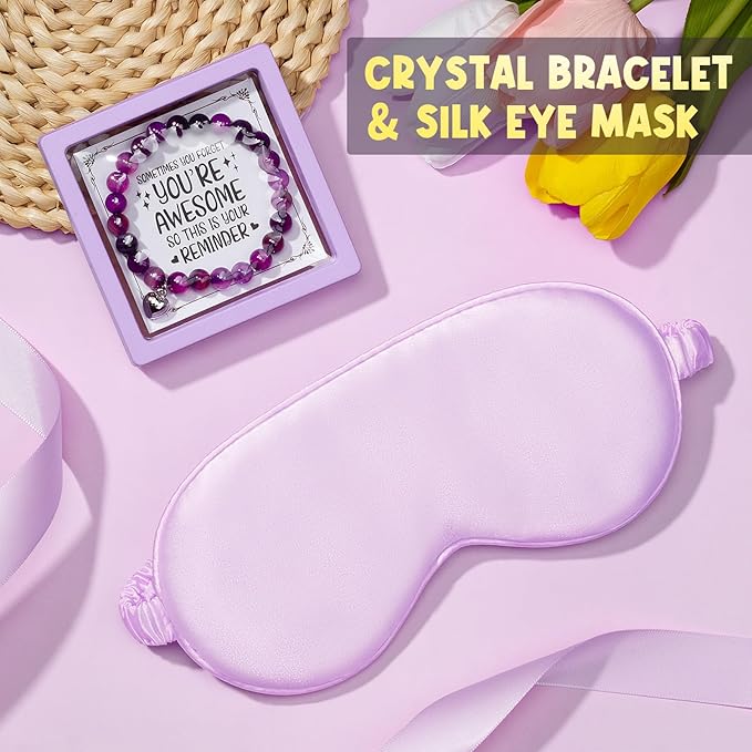 Birthday Gifts for Women Friendship, Unique Happy Birthday Gifts Basket for Mom Her Best Friend Sister Wife Girlfriend Coworker Teacher, Luxury Self Care Box Lavender Relaxing Spa Gifts Set w/ Blanket