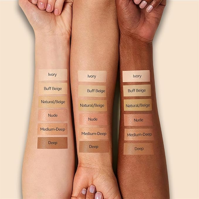 Mushroom Head Air Cushion CC Cream Foundation Full Coverage Moisturizing Oil Control Waterproof Long-Lasting Even Skin Tone Natural Cream Foundation for Mature Skin (Nude)