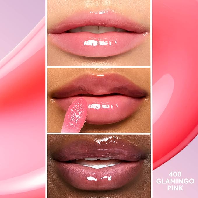 COVERGIRL Clean Fresh Yummy Gloss – Lip Gloss, Sheer, Natural Scents, Vegan Formula - Glamingo Pink