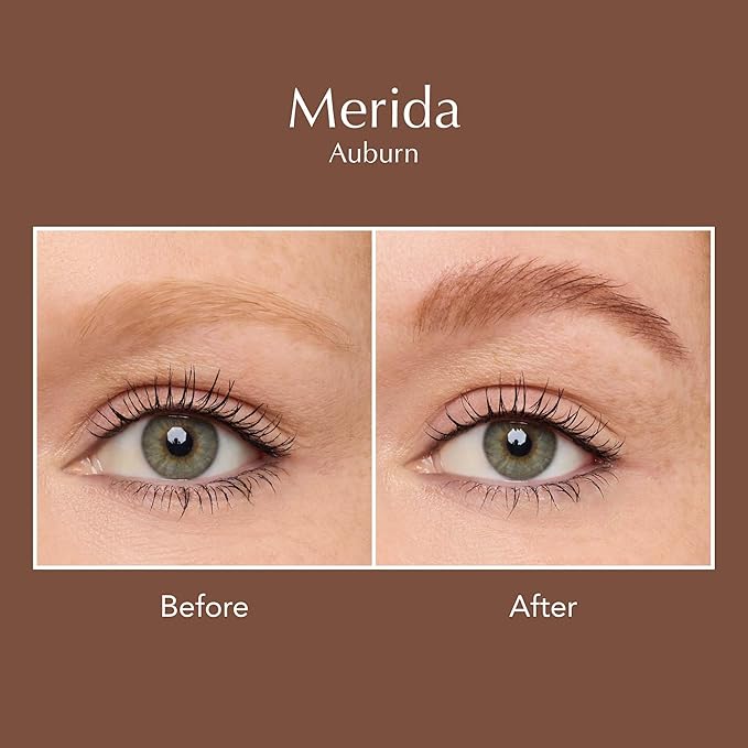 Thrive Causemetics Instant Brow Fix Semi-Permanent Eyebrow Gel, Waterproof Tinted Eye Brow Gel with Vitamin B5, Smudge-Proof, Long Lasting Definition, Vegan & Cruelty Free, Merida (Auburn)