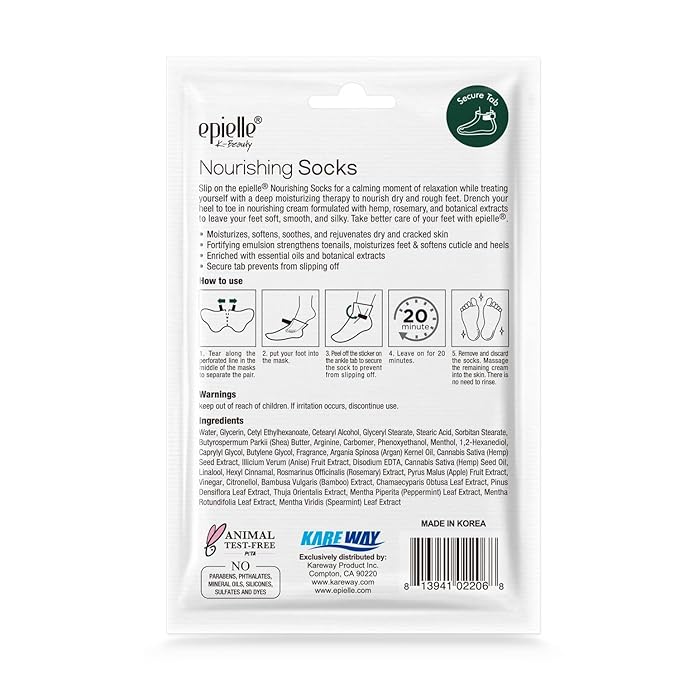 Epielle Relaxing and Nourishing Socks and Gloves 12 Pairs, Moisturizing Cream & Lotion with Lavender & Rosemary Extract, Spa Gifts, Mother's Day Gifts, Teacher's Appreciation