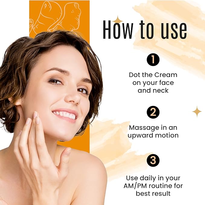 Turmeric Face Cream with 30% Vitamin C – Glow Booster, Anti-Aging & Skin Repair Moisturizer for Dark Spots, Hydration & Radiance – Vitamin C Cream for All Skin Types (1.7 fl oz)