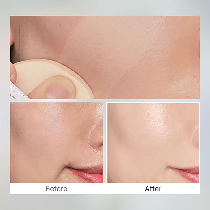 TROIAREUKE Seoul "Bridal" Cushion Foundation(#21, Pink Beige), Korean Cushion Foundation, K-Beauty, Hydrating, Long-lasting, Lightweight, Natural Finish, Anti-Aging, Moisture, Whitening, SPF 50+