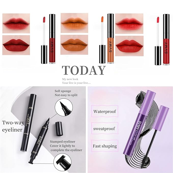 Makeup Kit for Teens, Christmas Makeup Gift Set For Women,Makeup Kits For Teens,Girls Gift, Travel Makeup Set,Eyeshadow Palette Foundation Concealer Lipgloss