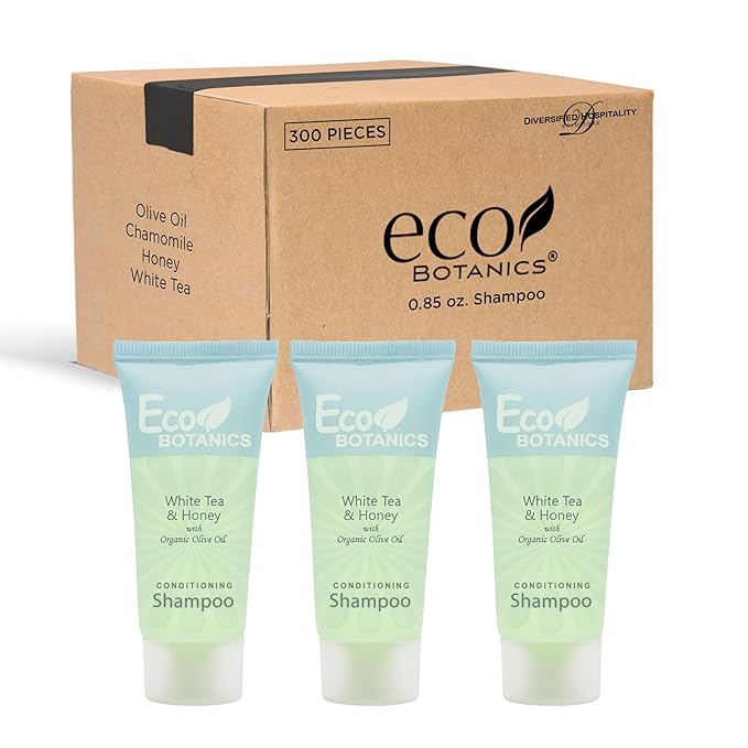 Eco Botanics Travel-Size Hotel Conditioning Shampoo 0.85 oz (Case of 300)