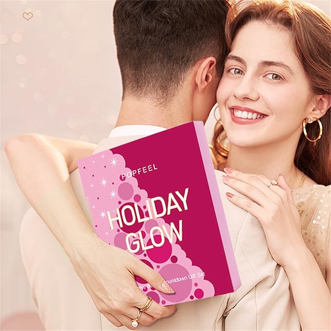 Makeup Advent Calendar 2025, 24 Days Christmas Gifts forTeenage Girls Women All in One Makeup Kit Surprise Gift Christmas Countdown Calendar Gifts with Eyeshadow Palette Lipstick Foundation Eyebrow