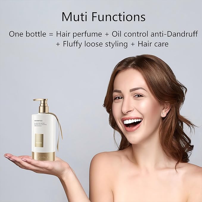 Dear Irean Shampoo and Conditioner Set For Women with Love Gift Box, Fluffy Fragrance Hair Care Sets for Dry, Damage and All Hair Types with Oil-Control & Anti-Dandruff, Suitable for Gifts, 12.4 oz x2