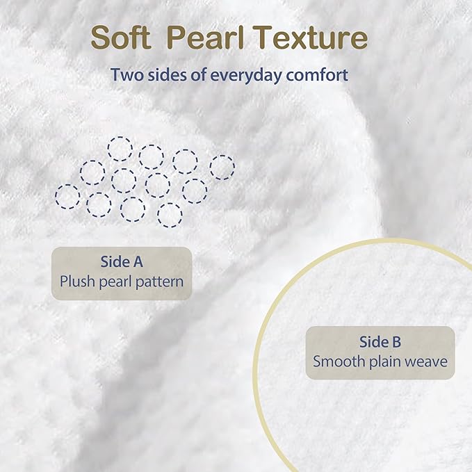 Ourmed Life Face Towels, 12"×12" Tear-Off Disposable Biodegradable Facial Towels for Sensitive Skin, Lint- free Face Wipes for Washing Face, Skincare and Makeup Removal, Dry Wipes, (60 Ct, 1 Pack)