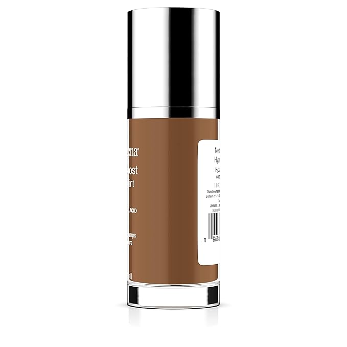 Neutrogena Hydro Boost Hydrating Tint Foundation Makeup for Dry Skin, with Hyaluronic Acid, Lightweight Oil-Free Water Gel, Non-Comedogenic, 135 Chestnut Color 1.0 fl. oz