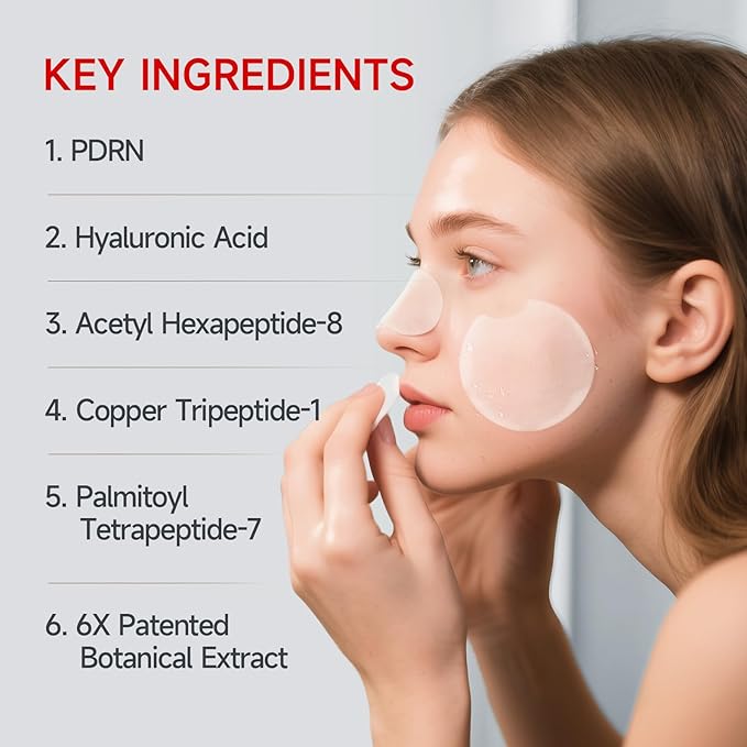 Rejuvenating Zero Pore Toner Cotton Pads with Hyaluronic Acid & MC-PDRN - Moisturizing Facial Korean Skin Care for Smooth Skin（100 Pads）