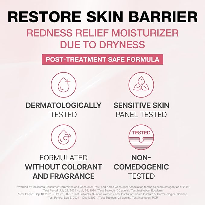 Physiogel Redness Reducing Cream – Ceramide Moisturizer for Dry, Sensitive & Redness-Prone Skin, Repairs Skin Barrier, Dermatologist-Tested, Fragrance-Free, Korean Skincare, 3.4 fl oz