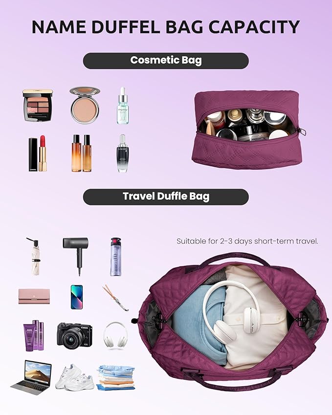 Gift Ideas for Girls 8 9 10 11 12 13 14 15 16 Year Old Girl Gifts-Travel Bags with Shoe Compartment, Weekender Bag, Overnight Bag for Women, Letter Travel Bag with Makeup Bag (Letter Y)