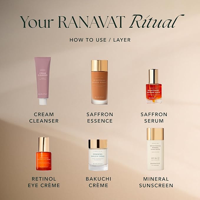 RANAVAT Cream Cleanser - Daily Facial Cleanser Doubles as Waterproof Eye Makeup Remover - Gentle Face Wash to Detoxify and Nourish (3.4 oz)