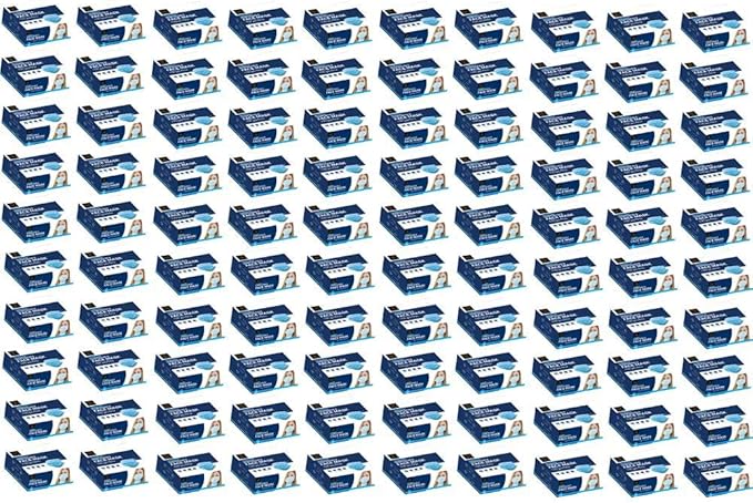 Disposable Face Mask | Pack of 10000 | Safety Face Mask | Non Woven Thick 3-Layer Breathable Mask | Adjustable Earloop, Mouth and Nose Protection | Dust Mask | Masks for Facial Cover