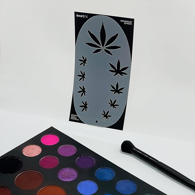 Stencil1FX Mary Jane Makeup Stencil Durable Quality Reusable Stencils United States Stencil America for Parades, Parties and More!