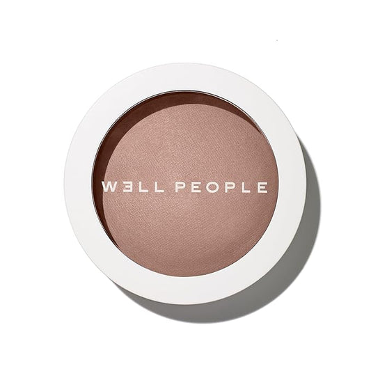 Well People Superpowder Bronzing Powder, Hydrating Baked Bronzing Powder For A Natural Glow, Semi-matte Finish, Vegan & Cruelty-free, Golden Hour