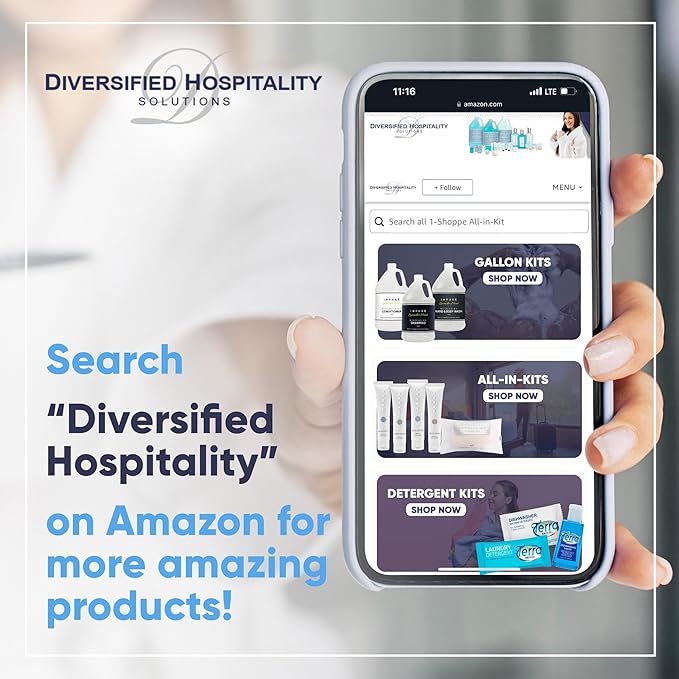 Terra Pure Wild Citrus Toiletries Set | 1-Shoppe Amenities Kit | 1oz Shampoo, Conditioner, Body Wash, Lotion, 1oz Bar Soap | 150 Pieces