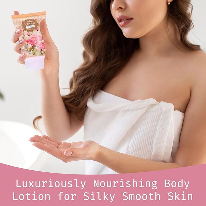 Luxury Spa Gifts for Women – 8 Pc Rose Scented Bath and Body Set with Bubble Bath, Lotion & More – Luxury Self Care Kit for Wife, Mom, Girlfriend, Birthday Gifts for Women by Draizee