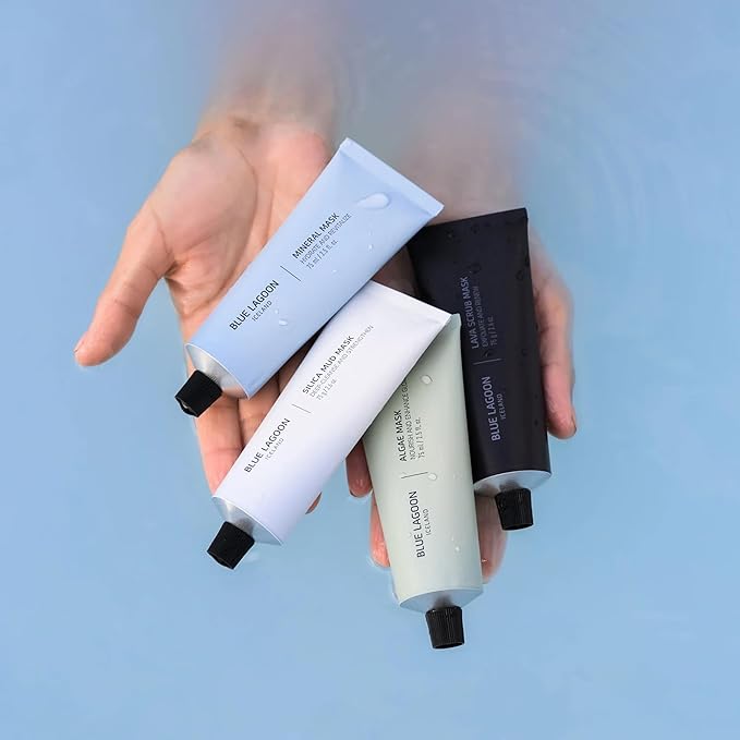 Blue Lagoon - Deep Cleansing Silica Face Mask For Enhanced Glow - Hydrating and Moisturizing Face Mask - Hydrating Mask Skin Care - Sustainable, Bioactive Icelandic Skincare (2.5 oz | 75 ml)