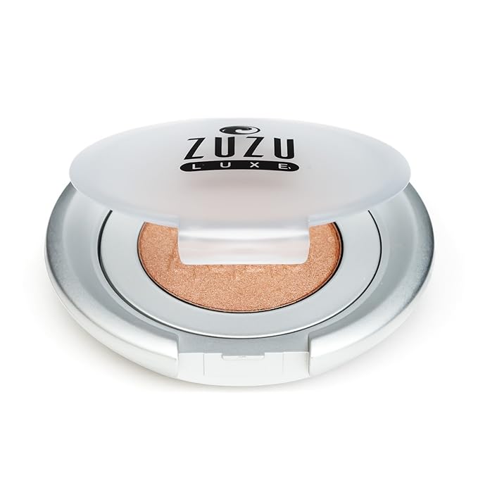 Zuzu Luxe Mineral Eyeshadow (Eternity - Beige/Cool Shimmer), Richly pigmented, velvety smooth formula. Natural, Paraben Free, Vegan, Gluten-free, Cruelty-free, Non GMO, 0.07 oz