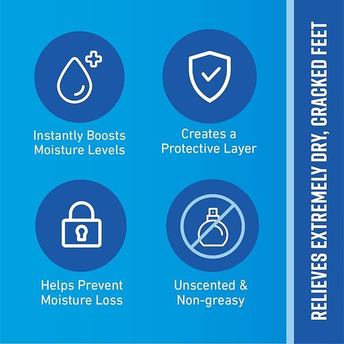 O'Keeffe's Working Hands Hand Cream (3 oz Tube) and Healthy Feet Foot Cream (3 oz Tube) - Repairing Skincare for Extremely Dry, Cracked Hands and Feet, Travel Size