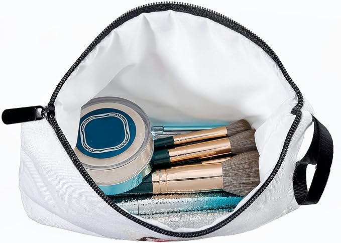 Birthday Friendship Womens Bridesmaid Proposal Coolest Gifts for Sister Teacher Coworkers Bride Personalized Travel Makeup Cosmetic Bag with Mirror Valentines Mothers Day Christmas Graduation F