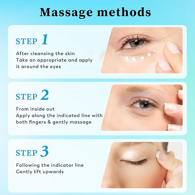 Retinol Eye Cream - Eye Cream for Dark Circles, Puffiness, Anti Aging, with Hyaluronic Acid, Peptides, Caffeine, Reduces Bags, Smooths Wrinkles & Fine Lines, Dark Circles Under Eye Treatment, 1 fl. oz